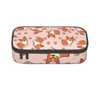 YounPrenG Estuche para lápices, Estuche para lápices Impreso de Gran Capacidad, Estuche para lápices, Estuche para lápices para Oficina y Escuela.Corgis de Dibujos Animados