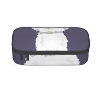 YounPrenG Estuche para lápices, Estuche para lápices Impreso de Gran Capacidad, Estuche para lápices, Estuche para lápices para Oficina y Escuela.Perro Bichón Frisé Blanco