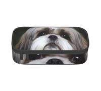 YounPrenG Estuche para lápices, Estuche para lápices Impreso de Gran Capacidad, Estuche para lápices, Estuche para lápices para Oficina y Escuela.Perro Shih Tzu