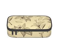 YounPrenG Estuche para lápices, Estuche para lápices Impreso de Gran Capacidad, Estuche para lápices, Estuche para lápices para Oficina y Escuela.Patrón Floral de Flores Retro Vintage