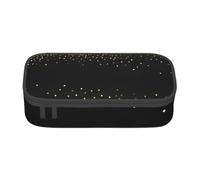 YounPrenG Estuche para lápices, Estuche para lápices Impreso de Gran Capacidad, Estuche para lápices, Estuche para lápices para Oficina y Escuela.Patrón de Brillo Dorado
