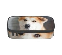 YounPrenG Estuche para lápices, Estuche para lápices Impreso de Gran Capacidad, Estuche para lápices, Estuche para lápices para Oficina y Escuela.Patrón de Perro Akita japonés