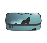 YounPrenG Estuche para lápices, Estuche para lápices Impreso de Gran Capacidad, Estuche para lápices, Estuche para lápices para Oficina y Escuela.Lobo