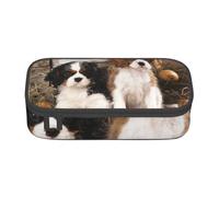 YounPrenG Estuche para lápices, Estuche para lápices Impreso de Gran Capacidad, Estuche para lápices, Estuche para lápices para Oficina y Escuela.Cachorros Cavalier King Charles Spaniel Pequeños