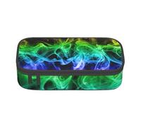 YounPrenG Estuche para lápices, Estuche para lápices Impreso de Gran Capacidad, Estuche para lápices, Estuche para lápices para Oficina y Escuela.Humo Colorido Abstracto Negro