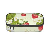 YounPrenG Estuche para lápices, Estuche para lápices Impreso de Gran Capacidad, Estuche para lápices, Estuche para lápices para Oficina y Escuela.Fresa Encantadora