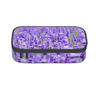YounPrenG Estuche para lápices, Estuche para lápices Impreso de Gran Capacidad, Estuche para lápices, Estuche para lápices para Oficina y Escuela.Lavanda Púrpura Impresa