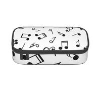 YounPrenG Estuche para lápices, Estuche para lápices Impreso de Gran Capacidad, Estuche para lápices, Estuche para lápices para Oficina y Escuela.Tema Musical Impreso.