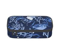 YounPrenG Estuche para lápices, Estuche para lápices Impreso de Gran Capacidad, Estuche para lápices, Estuche para lápices para Oficina y Escuela.Patrón de mar Submarino Impreso.