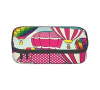 YounPrenG Estuche para lápices, Estuche para lápices Impreso de Gran Capacidad, Estuche para lápices, Estuche para lápices para Oficina y Escuela.Globos aerostáticos Retro Coloridos