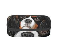 YounPrenG Estuche para lápices, Estuche para lápices Impreso de Gran Capacidad, Estuche para lápices, Estuche para lápices para Oficina y Escuela.Perro de Regalo Cavalier King Charles Spaniel