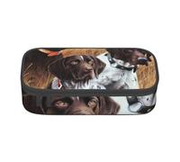 YounPrenG Estuche para lápices, Estuche para lápices Impreso de Gran Capacidad, Estuche para lápices, Estuche para lápices para Oficina y Escuela.Caída del Perro Braco alemán de Pelo Corto