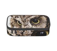 YounPrenG Estuche para lápices, Estuche para lápices Impreso de Gran Capacidad, Estuche para lápices, Estuche para lápices para Oficina y Escuela.Cabeza de búho