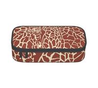 YounPrenG Estuche para lápices, Estuche para lápices Impreso de Gran Capacidad, Estuche para lápices, Estuche para lápices para Oficina y Escuela.Pieles y Cabezas de Jirafa