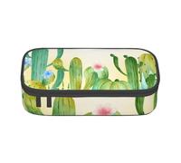 YounPrenG Estuche para lápices, Estuche para lápices Impreso de Gran Capacidad, Estuche para lápices, Estuche para lápices para Oficina y Escuela.Nopal