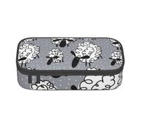 YounPrenG Estuche para lápices, Estuche para lápices Impreso de Gran Capacidad, Estuche para lápices, Estuche para lápices para Oficina y Escuela.ovejas graciosas