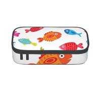 YounPrenG Estuche para lápices, Estuche para lápices Impreso de Gran Capacidad, Estuche para lápices, Estuche para lápices para Oficina y Escuela.Lindo pez