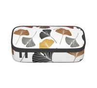 YounPrenG Estuche para lápices, Estuche para lápices Impreso de Gran Capacidad, Estuche para lápices, Estuche para lápices para Oficina y Escuela.Hojas de gingko
