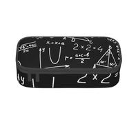 YounPrenG Estuche para lápices, Estuche para lápices Impreso de Gran Capacidad, Estuche para lápices, Estuche para lápices para Oficina y Escuela.Álgebra Geometría Matemáticas abstractas