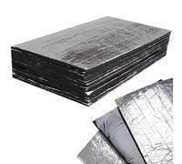 YOUNTHYE 20 alfombrillas de amortiguación de sonido para automóvil, 25 cm x 40 cm x 5 mm de grosor, autoadhesivas, lámina de aislamiento de ruido y calor para automóviles