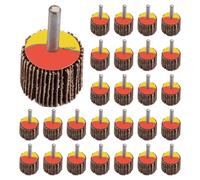 YOUNTHYE 50 unidades de lijadoras de abanico, 30 x 25 x 6 mm, óxido de aluminio, grano 80, para destornillador inalámbrico, taladro y herramienta giratoria