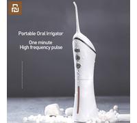 YOUPIN Xiaomi-irrigador Oral de agua, blanqueamiento Dental eléctrico, recargable por USB, cuidado de encías, escalador de dientes por chorro portátil MI nuevo BLANCO