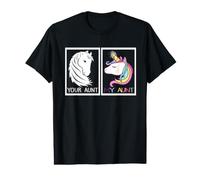 Your Aunt My Aunt Horse Unicorn Funny Aunt Unicorn Lover Camiseta gráfica económica