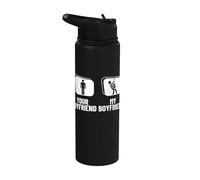 Your Boyfriend My Boyfriend Bajo Divertido Bajista Stainless Steel Insulated Water Bottle