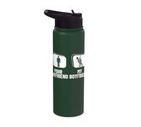 Your Boyfriend My Boyfriend Bajo Divertido Bajista Stainless Steel Insulated Water Bottle