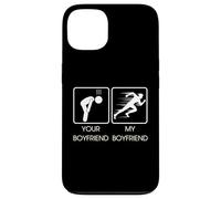 Your Boyfriend vs My Boyfriend Funny Marathon Running Design Carcasa para iPhone 13