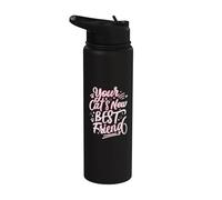 Your Cats nuevo Best Friend Cat Sitter Stainless Steel Insulated Water Bottle