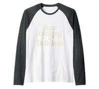 Your Cooking Is Delicious Cocina de cortesía del Chef |- Camiseta Manga Raglan