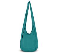 Your Cozy Crossbody Bolso Boho Bolso de Algodón Hecho a Mano para Unisex, Pine Green, Einheitsgröße