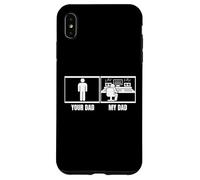Your Dad My Dad Daughter Ingeniero de audio Productor musical divertido Carcasa para iPhone XS Max