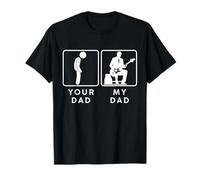Your Dad My Dad - Funny Guitarist Bass Dad Meme tee Camiseta