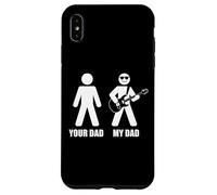 Your Dad My Dad Guitarrista Divertido Música Papá Diseño Humor Carcasa para iPhone XS MAX