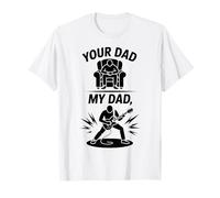Your Dad My Dad Guitarrista Guitarrista Funny Men Father Camiseta
