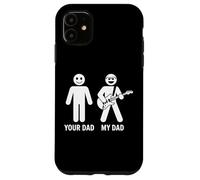 Your Dad My Dad Guitarrista Música Divertida Comparación de papá Carcasa para iPhone 11