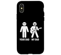 Your Dad My Dad Guitarrista Música Divertida Comparación de papá Carcasa para iPhone X/XS