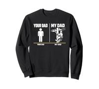 Your Dad My Dad Lineman Electrician Electrical Lineworker Sudadera
