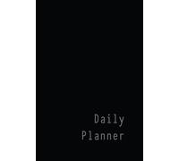 Your Daily Blueprint: Plan, Achieve, Repeat: To do list notebook, hourly schedule appointment planner, notes and ideas, phone agenda, 6.14" x 9.21" (15.6 x 23.39 cm), black cover
