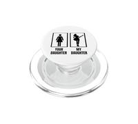 Your Daughter My Daughter Bajo Guitarra Mamá Divertido Bajista PopSockets PopGrip para MagSafe
