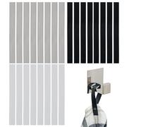 Your Day Mate Colgador de toallas para coser, 24 pzs, bucles de 180 x 12 mm, en Blanco, Gris, Negro, colgador para paño de cocina, toalla, paño, tela, decoración, accesorios de camping, toallero