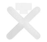 Your Day Mate Cruces de baldosas, 3 mm de espesor, 1000 unidades, blancas de plástico, espaciadores de baldosas para lechadas, espaciadores de juntas en forma de cruz