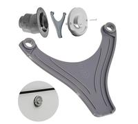 Your Day Mate Desagüe de condensación para calefacción de caravanas, 1 Pieza, Compatible con la Pieza de Chimenea TRUMA ZR80, Distancia Entre Orificios de 96 mm, en Gris