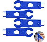 Your Day Mate Juego de herramientas, 4 piezas, en azul, de plástico duro, para apretar y aflojar prensaestopas, juego de llaves de conector solar, conector de herramienta de montaje, solar tool set