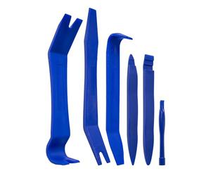 Your Day Mate Juego de Herramientas para Desmontar Coches, 6 Piezas, en Azul, de PP, Herramientas de Palanca para Quitar Paneles de Ventanas y Puertas, Listones embellecedores, autorradio, etc.