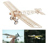 Your Day Mate Kit de aeromodelo Fokker E.3 Slow Flyer, escala 1:20, 450 mm de envergadura, kit de aeromodelo RC, aeromodelo para construir uno mismo, componentes de madera de balsa cortados con láser