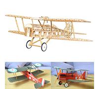 Your Day Mate Kit de aeromodelo RAF SE5A Slow Flyer, Escala 1:20, 380 mm de envergadura, Kit de aeromodelo RC, aeromodelo para Construir uno Mismo, componentes de Madera de balsa Cortados con láser