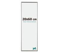 Your Decoration - Marco de fotos 20x60 cm - Champán - Marco de fotos de plástico con cristal de plástico antirreflejo - Marco 20x60 cm - Evry